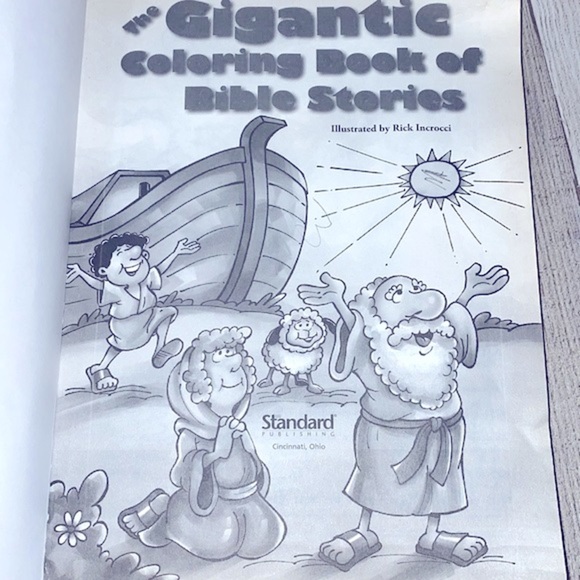 The Gigantic coloring book of Bible series - Picture 3 of 13